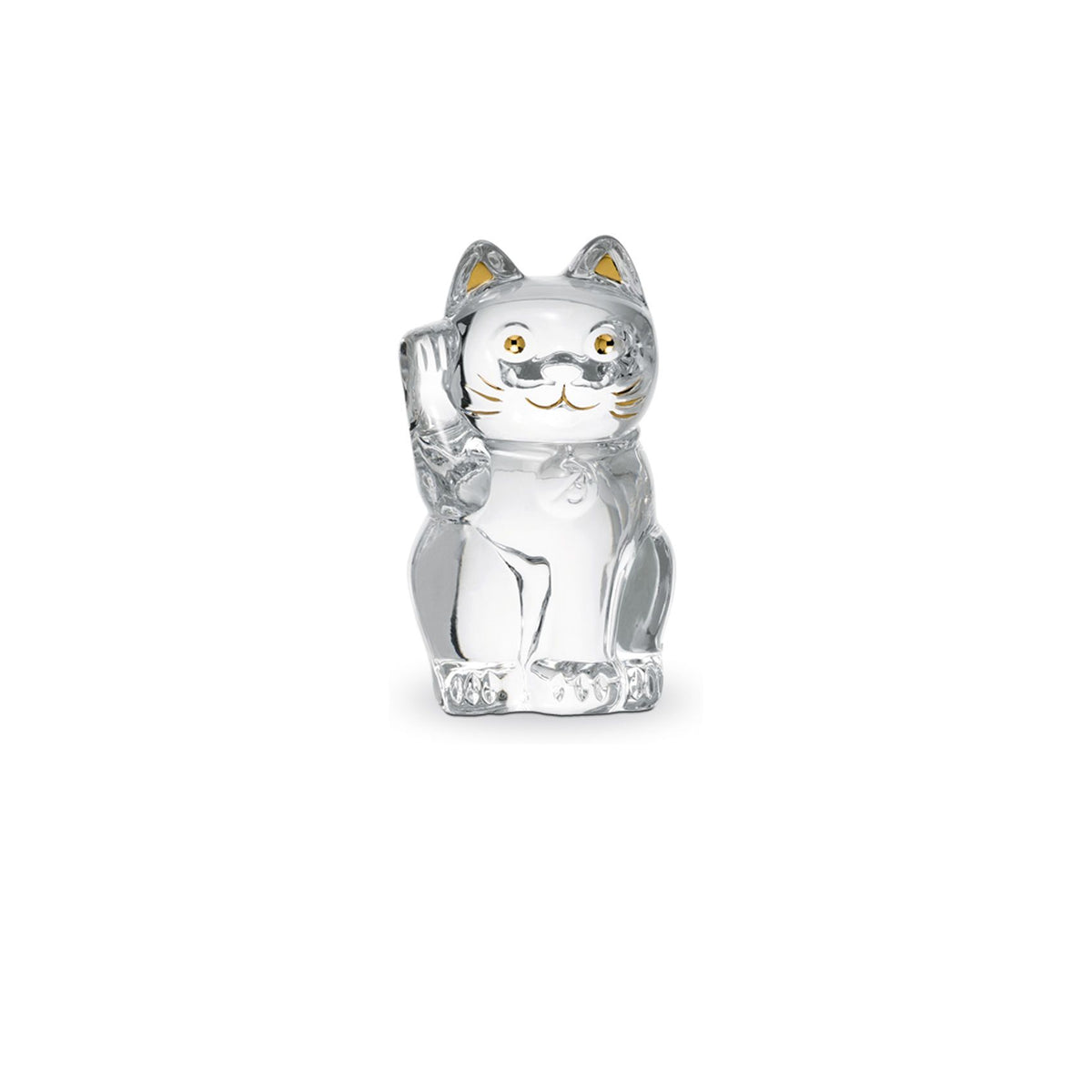 Maneki Neko Lucky Cat Clear SM – Estrelas Haute Living